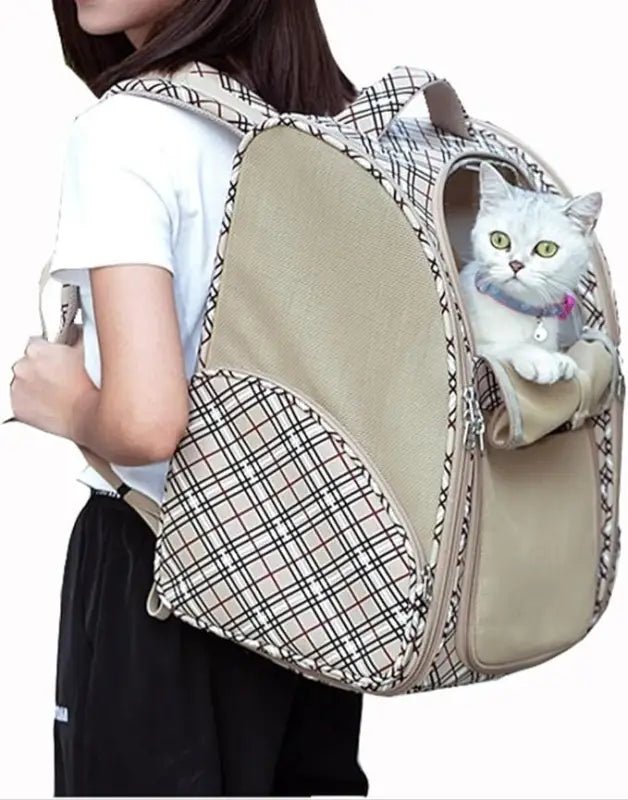 Sac à dos pour chien Truelove chic avec tissu résistant, porte-chat stylé et confortable