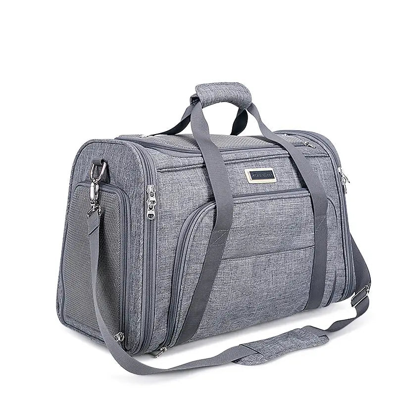 Sac de transport pour chien Truelove Trekker en tissu Oxford avec poignée et bandoulière