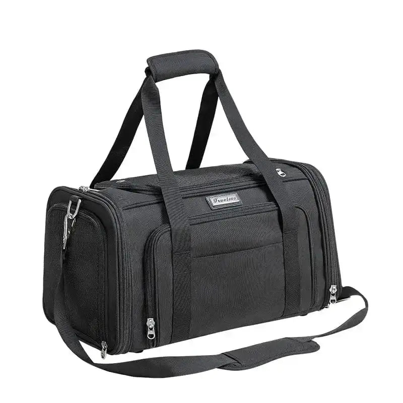 Sac de transport pour chien Truelove avec bandoulière, compartiments latéraux et poignées