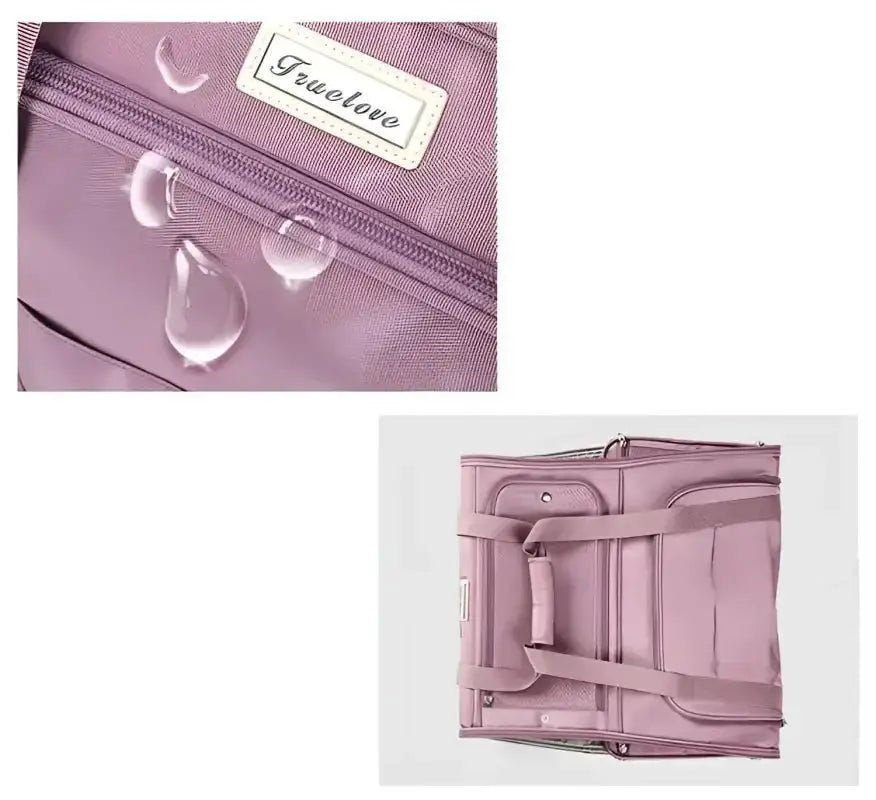 Sac Truelove pour chien avec poignées, sangles réglables et compartiments latéraux, rose waterproof