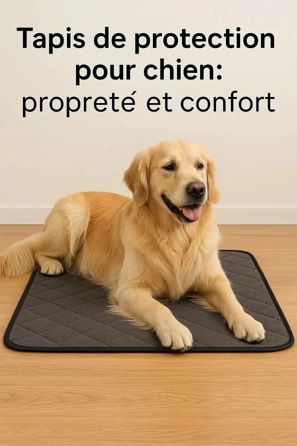 Accessoires pour Chien le Tapis Idéal pour un Coin Douillet Chez Pattes - Pattes et Trésors
