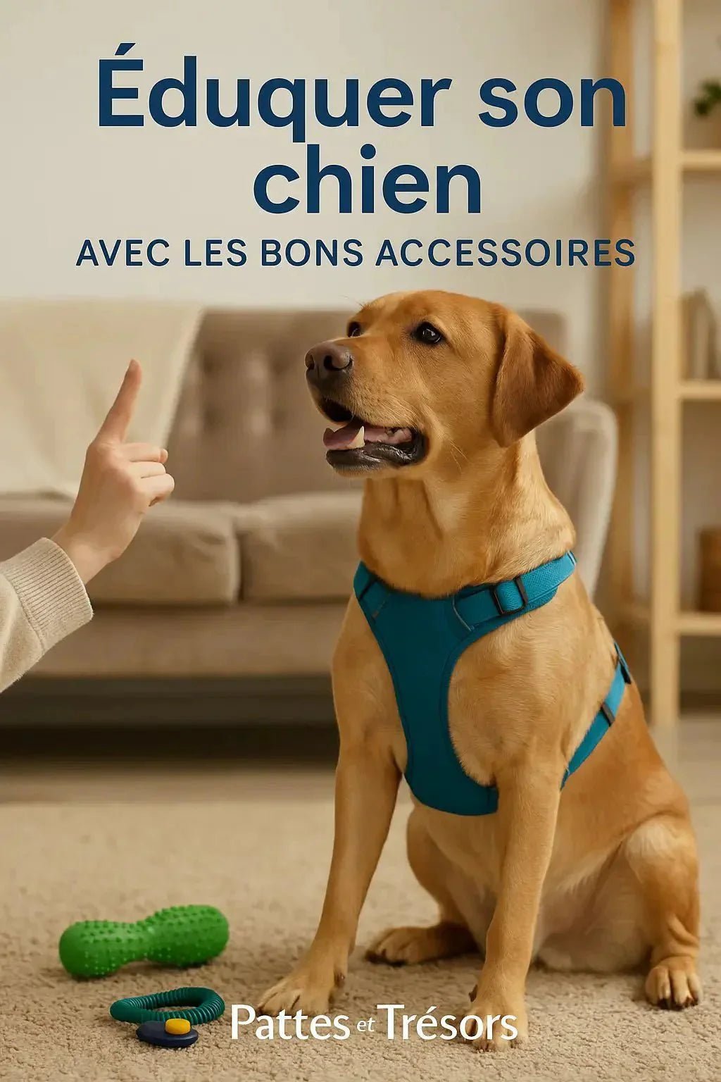 Harnais Anti-traction et Bons Accessoires pour une éducation Canine Réussie - Pattes et Trésors