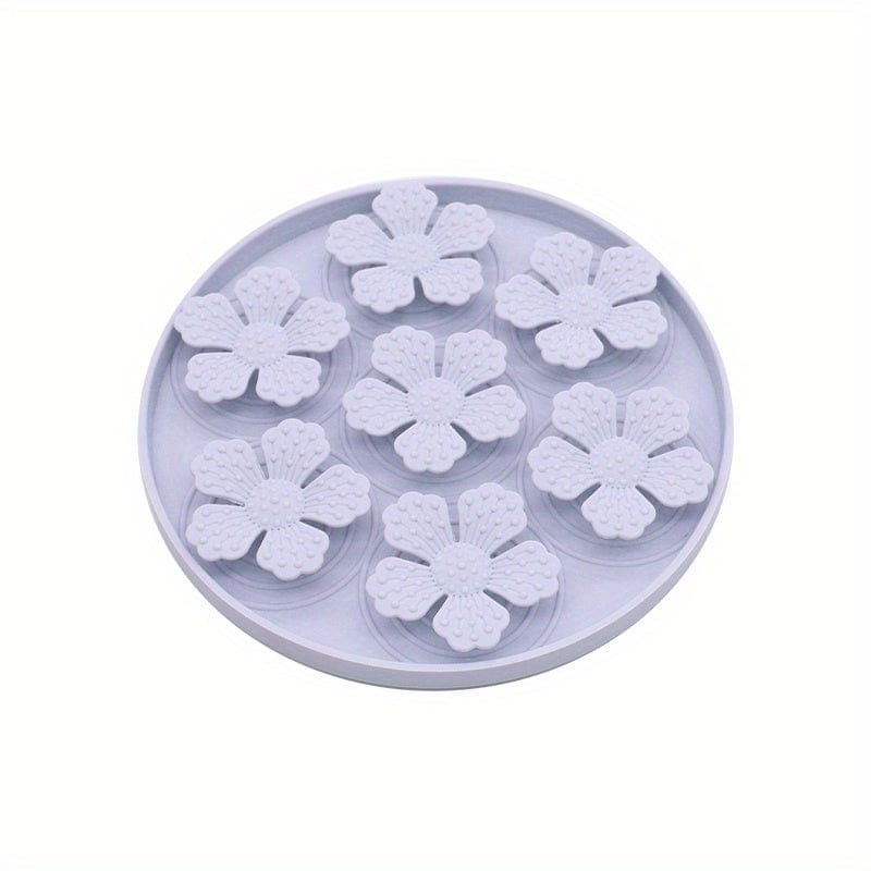 Moule en silicone forme fleurs pour slow feeder, accessoires pour chiens, antichoking