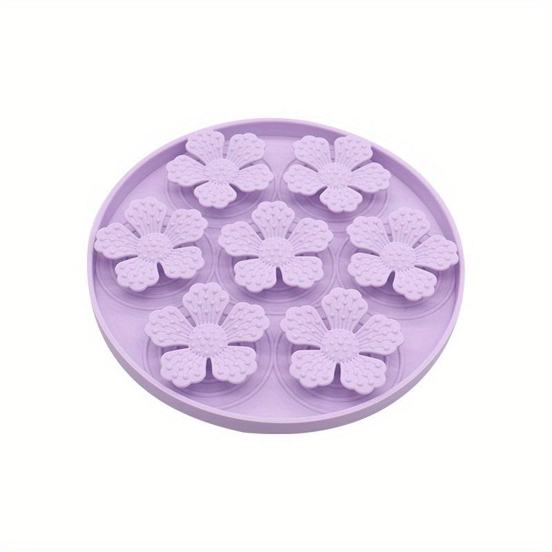 Moule en silicone en forme de lavande pour slow feeder, accessoires pour chiens parfaits