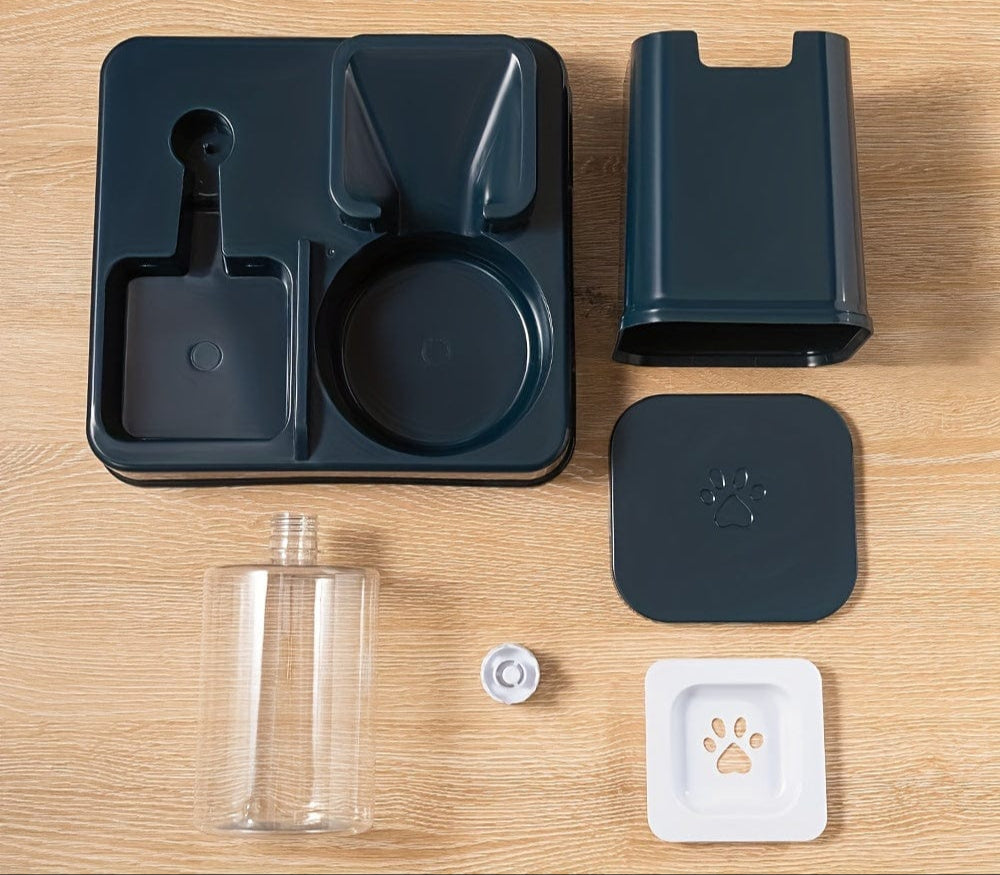 Disassembled PetFeast 2-en-1 pour chien et chat avec bouteille d’eau, accessoires pour chiens