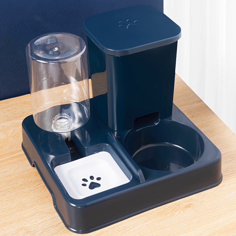 Automatic pet feeder et fontaine d’eau pour chien, accessoire pratique et facile à nettoyer