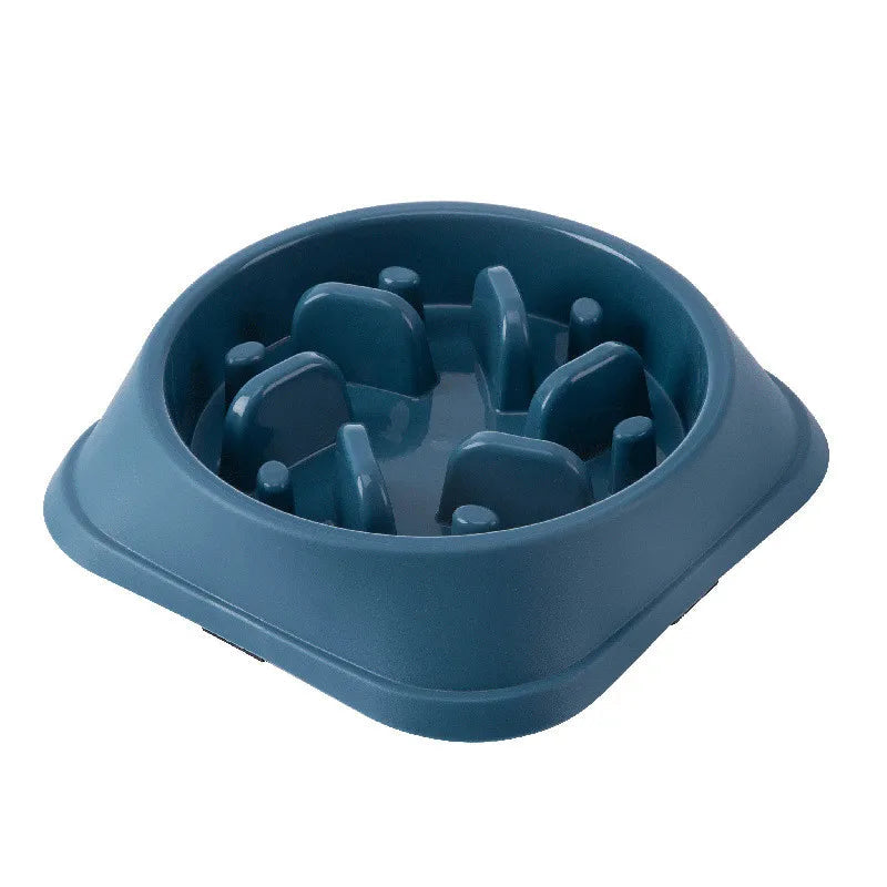 Gamelle pour chien anti glouton ronde