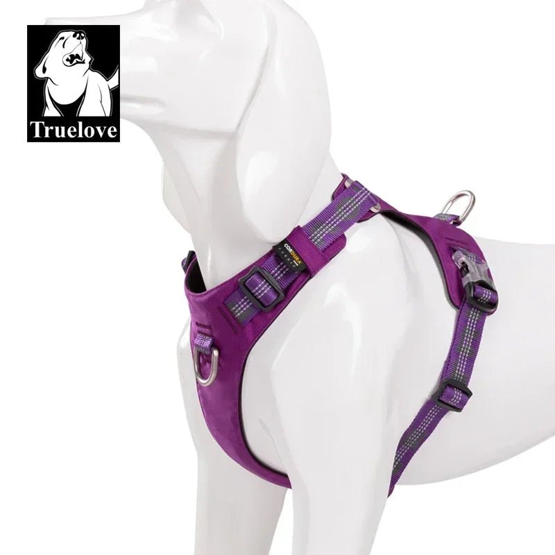 Harnais chien anti traction Truelove Colorado Plus imperméable avec bandes réfléchissantes