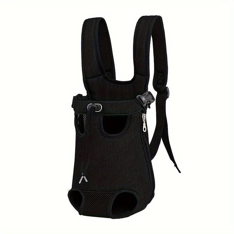 Sac à dos pour chien noir avec accessoires pour chiens, parfait pour outdoor et sécurité