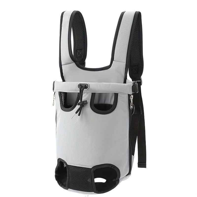 Sac de transport pour chien gris, accessoires pour chiens, facile et sécurisé pour outdoor