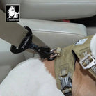 Attache ceinture de sécurité Truelove pour chien en alliage d’aluminium avec clip noir