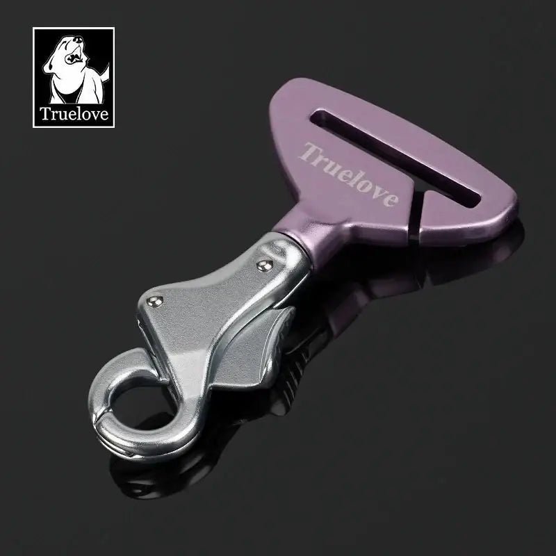 Attache ceinture de sécurité Truelove pour chien avec boucle en alliage d’aluminium