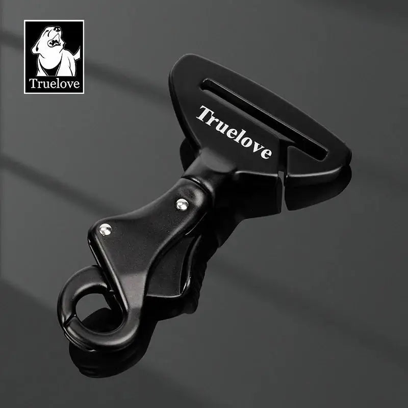 Clips d’attache ceinture de sécurité Truelove en alliage d’aluminium pour chien