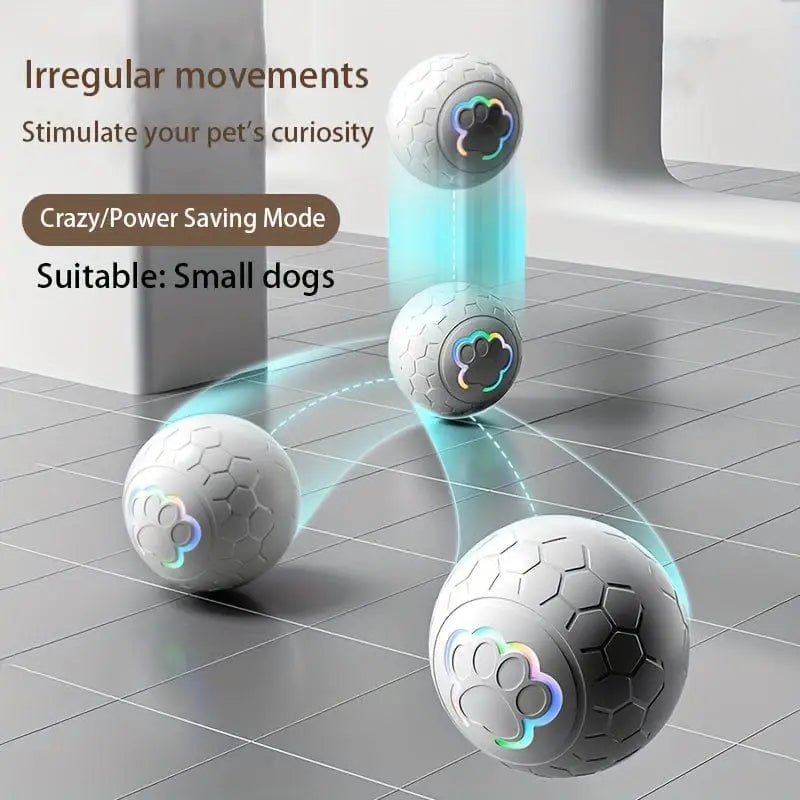 Balle interactive rechargeable avec rebond intelligent - Jaune - 