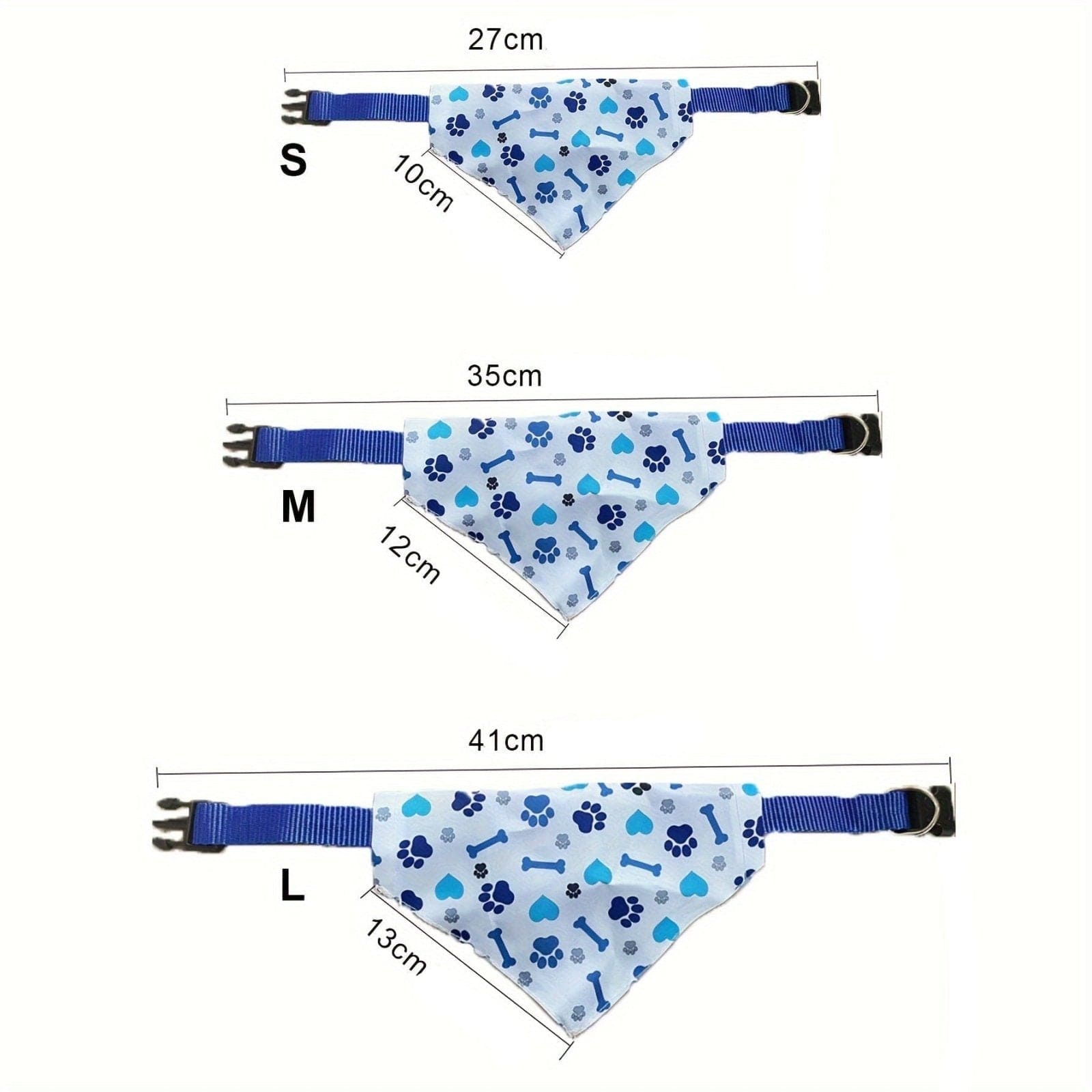 Dog bandanas with collar in Style Original, bandana style original, polyester doux vibe