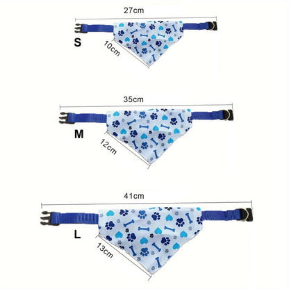 Dog bandanas with collar in Style Original, bandana style original, polyester doux vibe