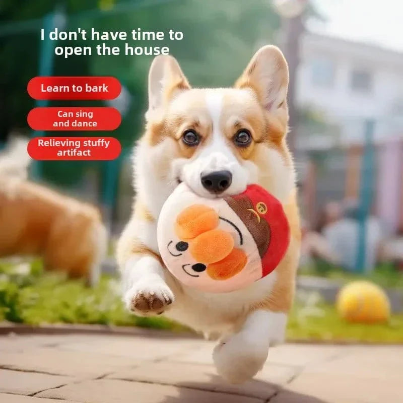 Corgi avec un jouet interactif électrique plush pour Boule Roulante Musicale USB