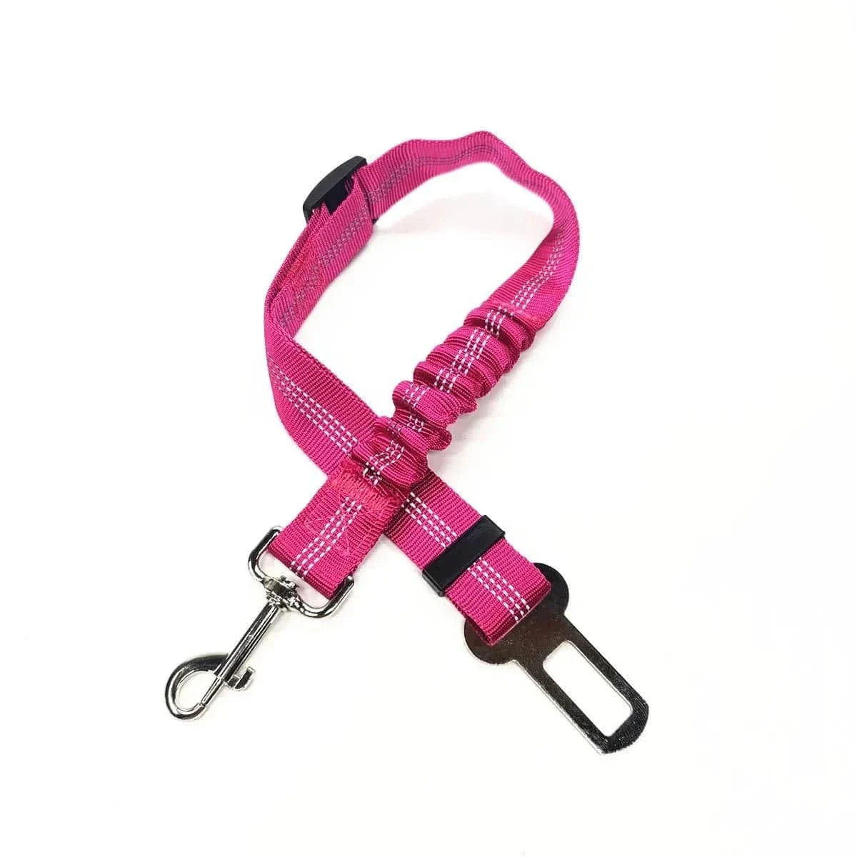 Ceinture de sécurité réglable rose pour chien pour confort optimal et sécurité optimale