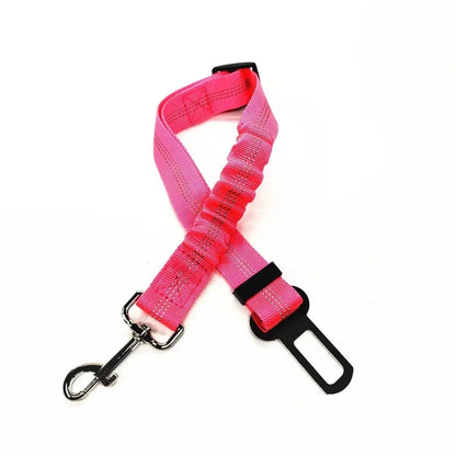 Ceinture de sécurité réglable pink pour chiens, confort optimal et sécurité optimale