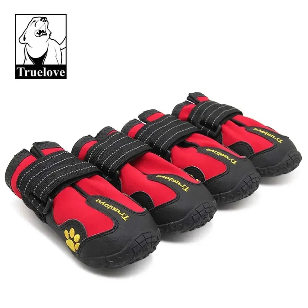 Chaussures pour chien Truelove antidérapantes toutes saisons - Rouge - 1