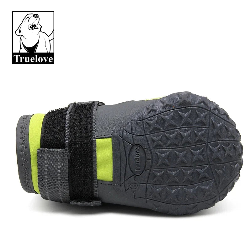 Chaussures pour chien Truelove antidérapantes toutes saisons - Jaune - 1