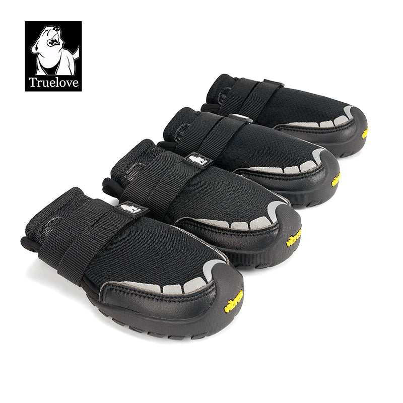 Chaussures pour chien Truelove Explorer semelle Vibram antidérapante - Noir - XXS