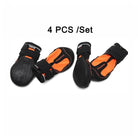 Chaussures pour chien Truelove imperméables antidérapantes - Orange - 1
