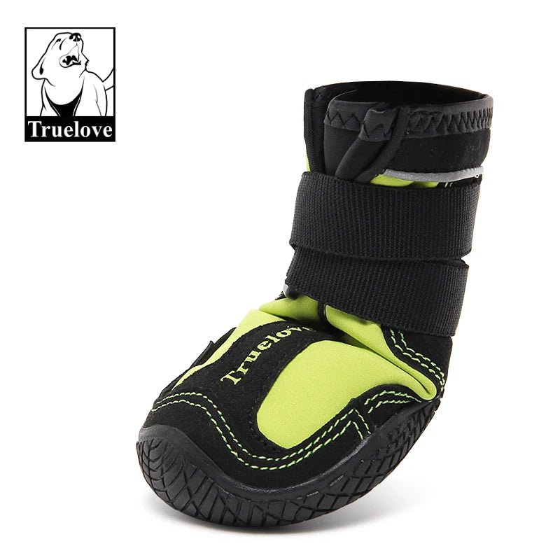 Chaussures pour chien Truelove imperméables antidérapantes - Jaune - 1