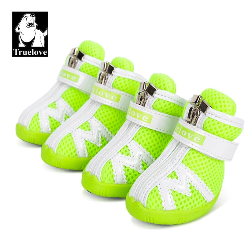 Chaussures pour chien Truelove mesh respirant antidérapantes - Jaune - 1
