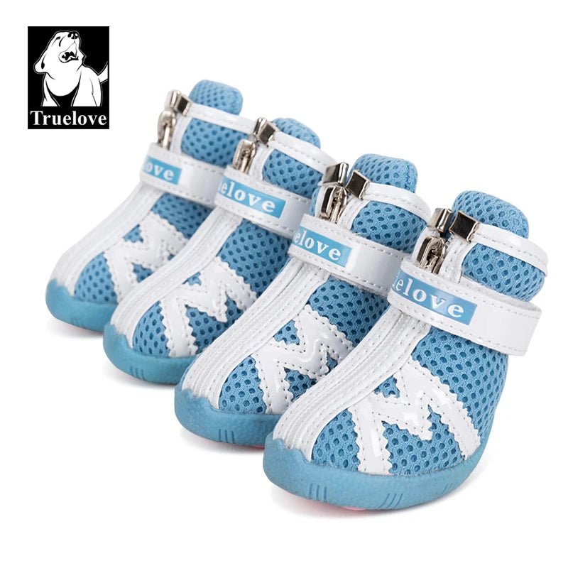 Chaussures pour chien Truelove mesh respirant antidérapantes - Bleu ciel - 1