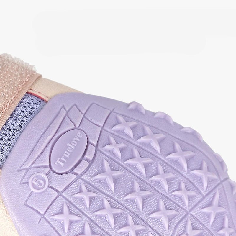 Chaussures pour chien Truelove respirantes antidérapantes - Rose / violet - 1