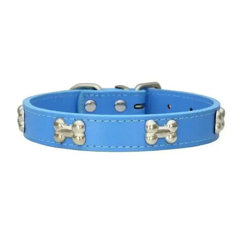 Collier pour chien avec motifs décoratifs en métal, robuste et mignon pour petit chien