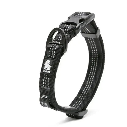 Collier en nylon Truelove avec boucle Duraflex - Noir - S