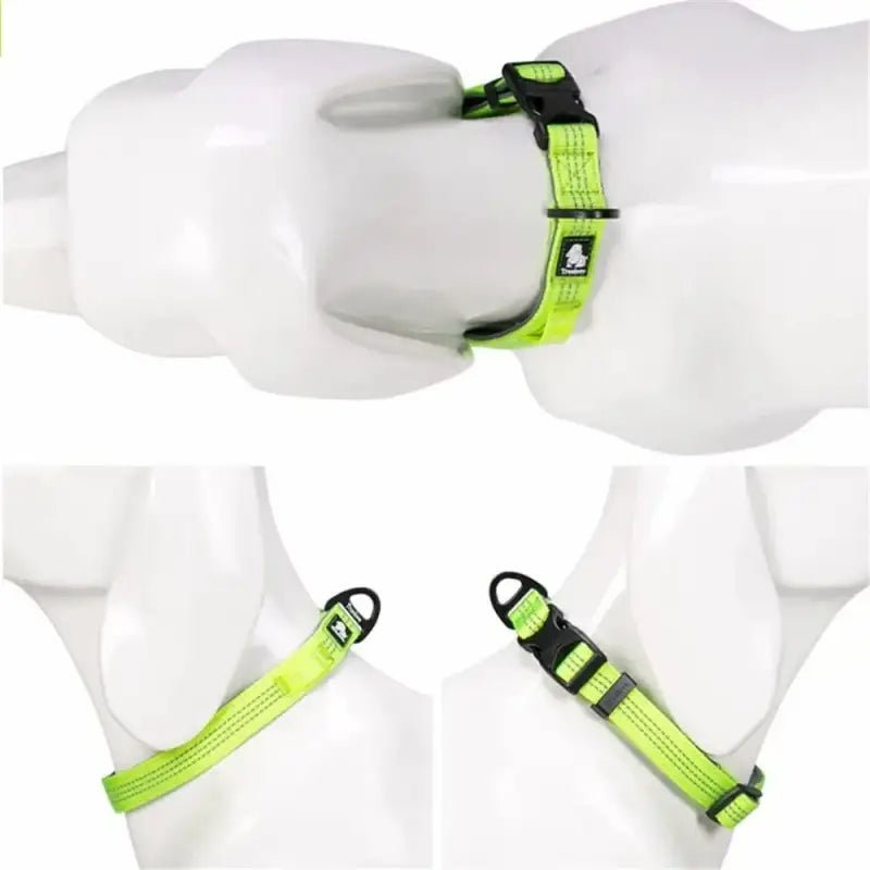 Collier en nylon Truelove avec boucle Duraflex - Jaune Fluo - S