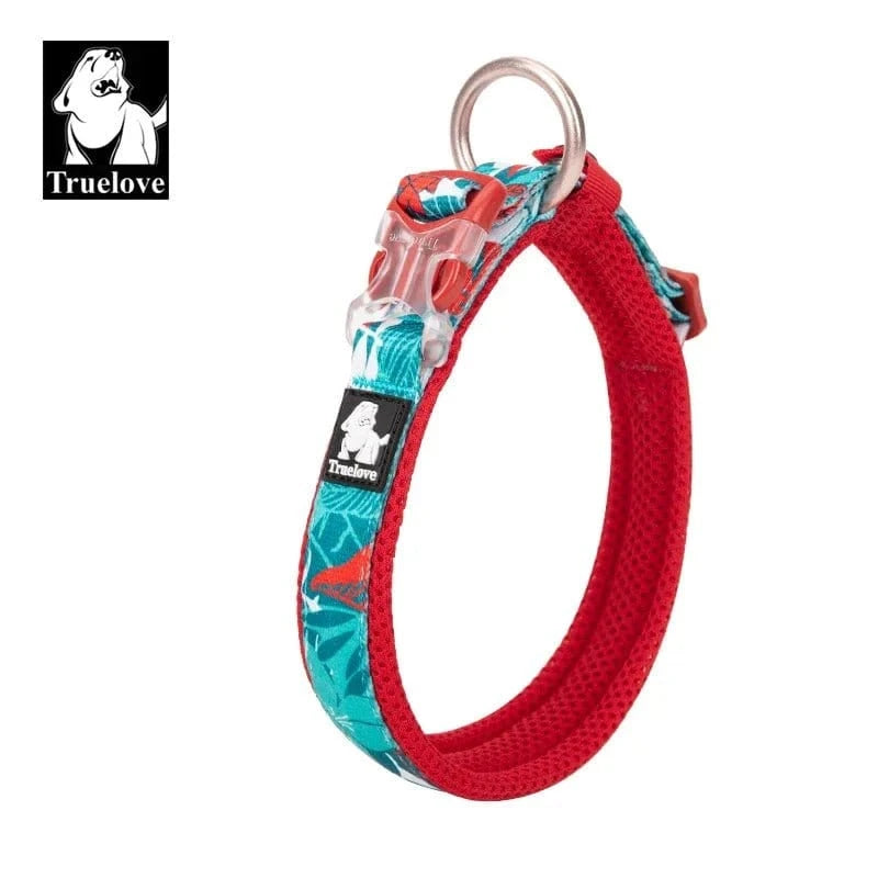 Collier floral en alliage d’aluminium avec boucle duraflex® ultra-résistante pour chien