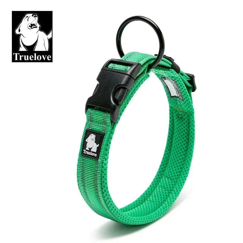 Collier Truelove réfléchissant avec boucle duraflex et maille douce pour chien