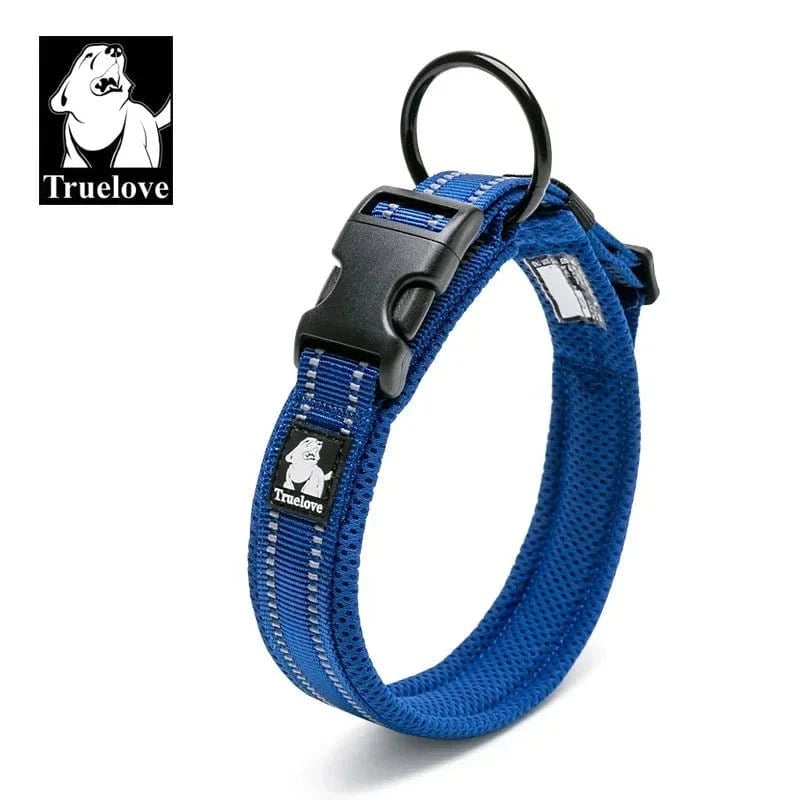 Collier Truelove Premium reflectant en maille douce avec boucle duraflex et anneau métal