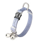 Collier Truelove en nylon résistant avec grelot intégré et charm tête de chat