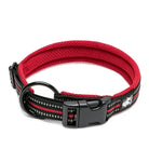 Collier Truelove pour chien avec attache sécurisée, coloris rouge et noir, résistante