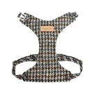 Harnais et laisse Truelove pour chien avec motif pied de poule ajustable