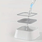 Vue éclatée de la gamelle anti-éclaboussures pour chien grande capacité, hydratation propre