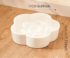 Alimentation canine avec gamelle anti-glouton pour chien en forme de fleur design original