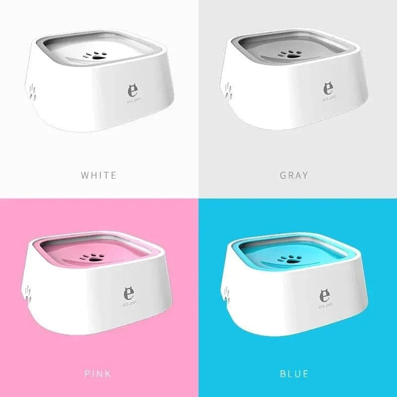 Bol d’eau 4 couleurs pour chats avec plaque flottante, idéal pour Gamelle d’Eau