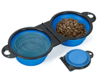 Gamelle double pliable et pratique pour chien nomade, idéale pour nourriture et eau
