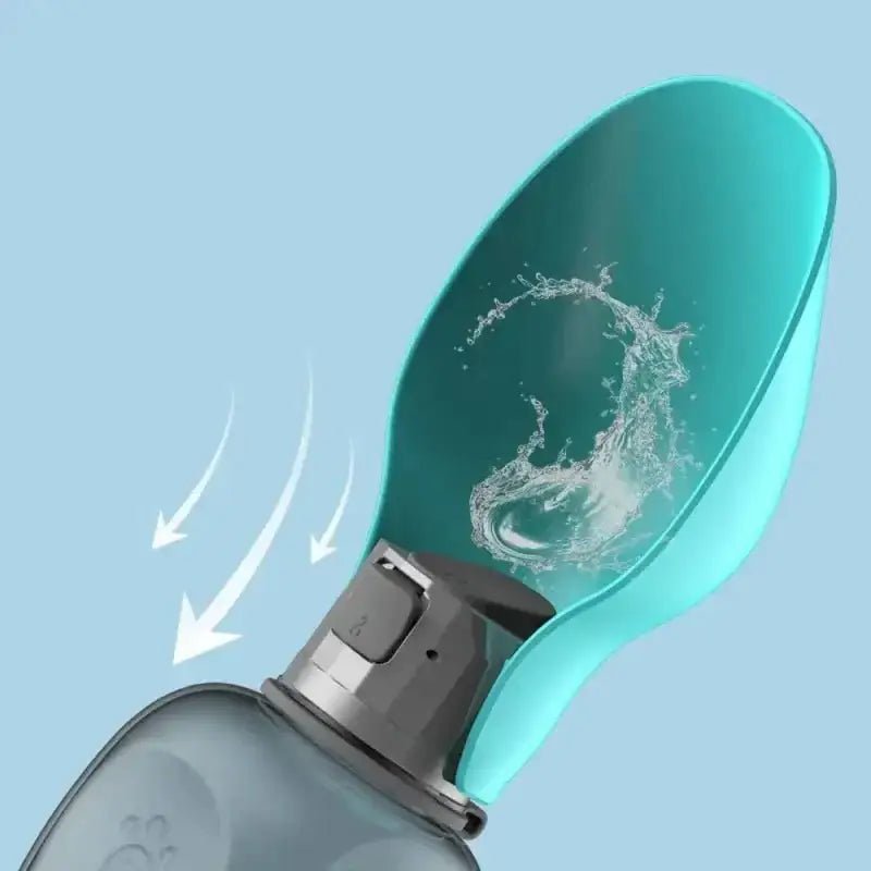 Bouteille d’eau chien avec bec verseur, gourde ergonomique pour chien, accessoires pour chien