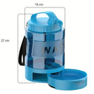 Gourde pour chien grande capacité avec réservoir, gourde de voyage pour chien avec bol intégré
