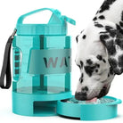 Gourde pour chien grande capacité avec réservoir, bouteille de randonnée pour chien et bol intégréfilet hydratation pour voyage