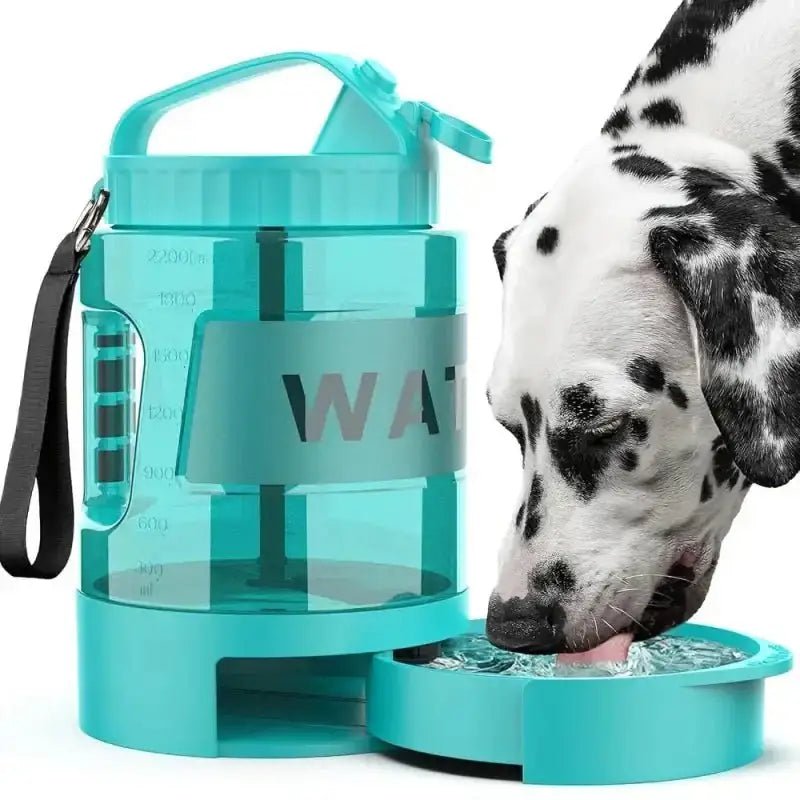 Gourde pour chien grande capacité avec réservoir, bouteille de randonnée pour chien et bol intégréfilet hydratation pour voyage