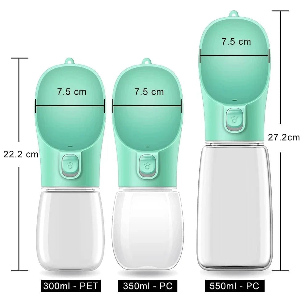 Photo de la Gourde d’Eau Portable avec taille et dimension pour bouteille d’eau portable