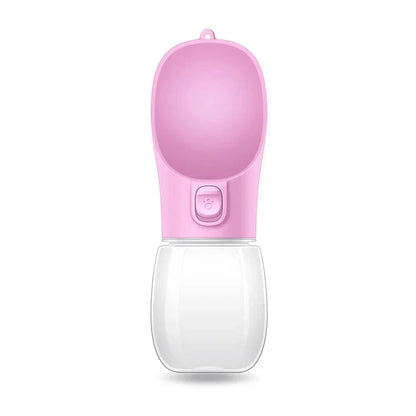 Gourde dEau Portable, bouteille d’eau portable rose claire pour animaux de compagnie
